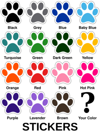 Paw Stickers